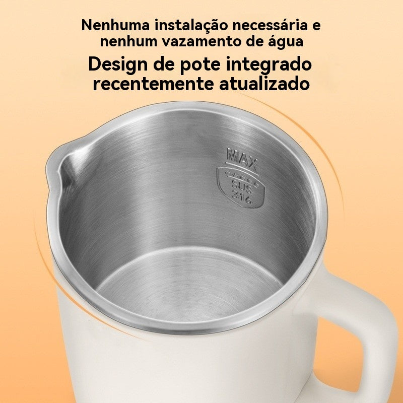Chaleira dobrável para viagem, portátil, pequena, dobrável, aço inoxidável 304, chaleira elétrica, copo de água